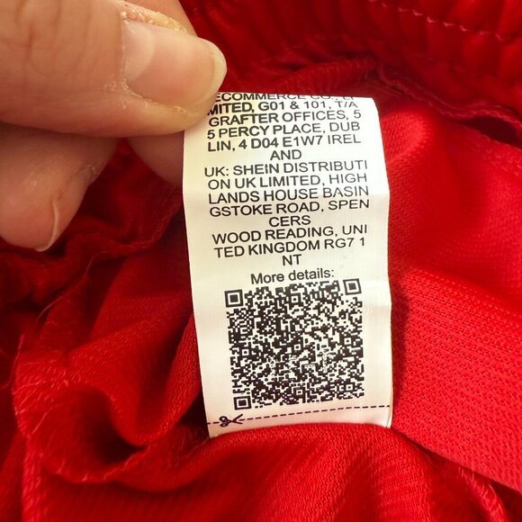 Men's Big and Tall  4XL NWT Shein King Top & Shorts Set in Red - Picture 12 of 12